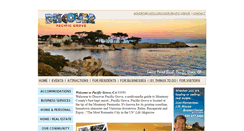 Desktop Screenshot of discoverpacificgrove.com